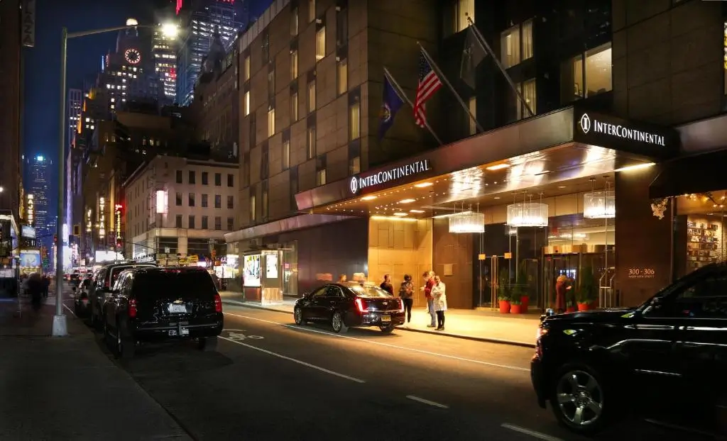 InterContinental New York Times Square near Sony Hall NYC - Entrance 
