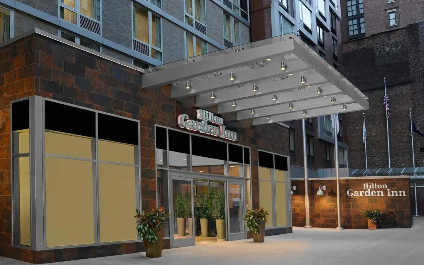 Hilton Garden Inn New York West 35th Street near Gotham Hall NYC - Entrance 
