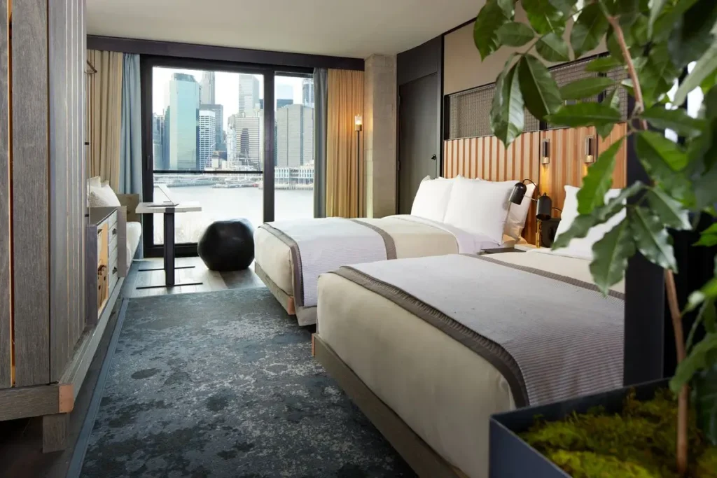 1 Hotel Brooklyn Bridge near Pier 36 NYC - Bedroom